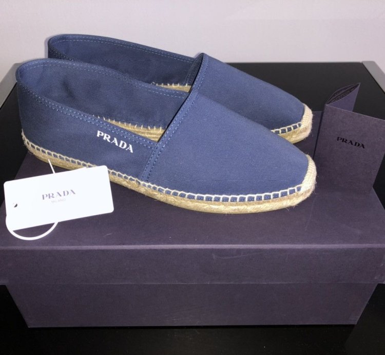 Prada Fabric Espadrilles Brand New With Box