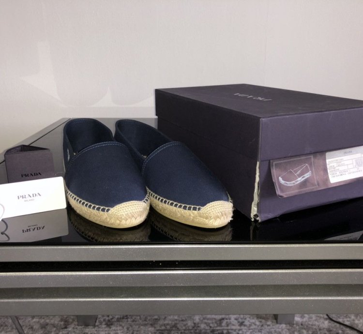 Prada Fabric Espadrilles Brand New With Box