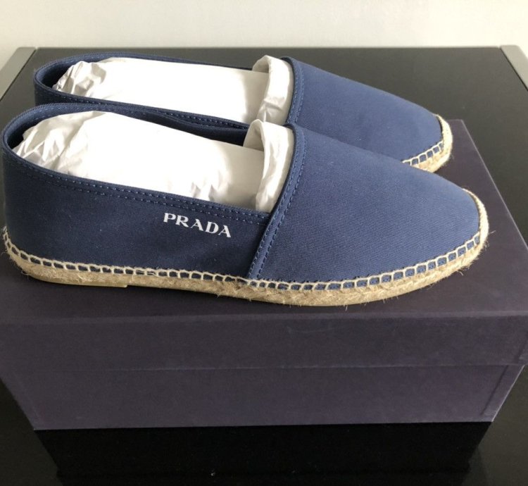 Prada Fabric Espadrilles Brand New With Box