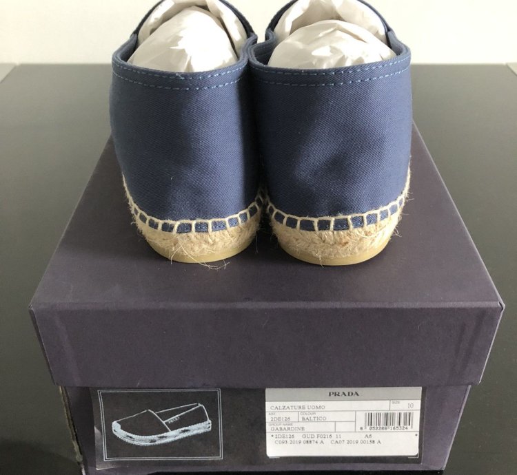 Prada Fabric Espadrilles Brand New With Box