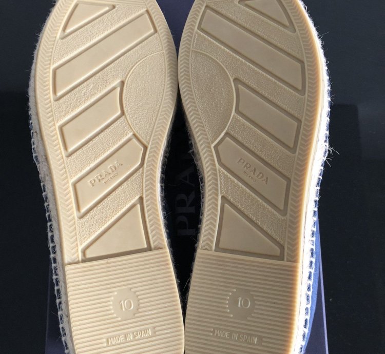 Prada Fabric Espadrilles Brand New With Box