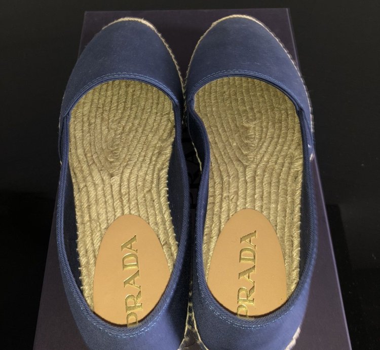 Prada Fabric Espadrilles Brand New With Box