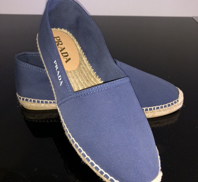 Prada Fabric Espadrilles Brand New With Box