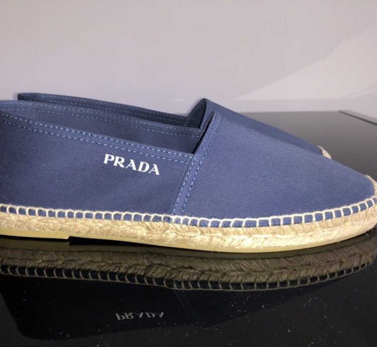 Prada Fabric Espadrilles Brand New With Box