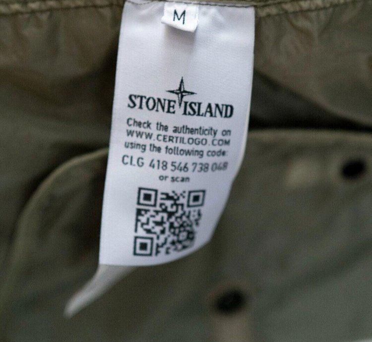 Stone Island Nwt Lamy Velour Nylon Green Jacket Sz