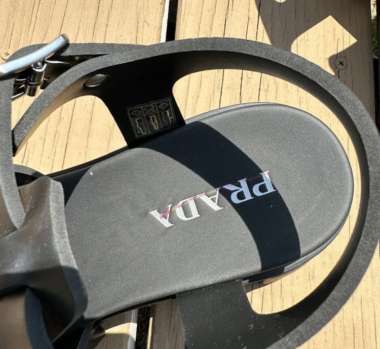 Prada Foam Rubber Oversized Sandals Size 12
