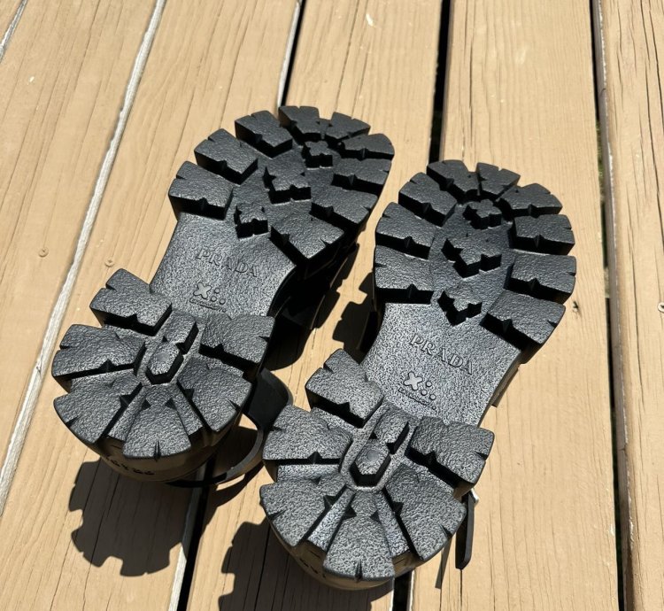 Prada Foam Rubber Oversized Sandals Size 12