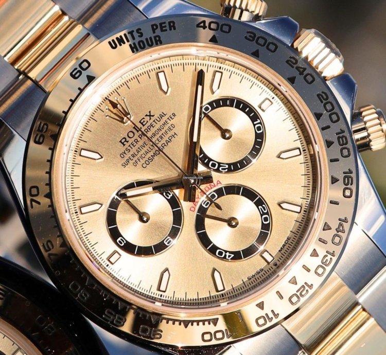 Rolex Daytona Cosmograph Daytona 40 Mm Two Tone Champagne Dial 126503