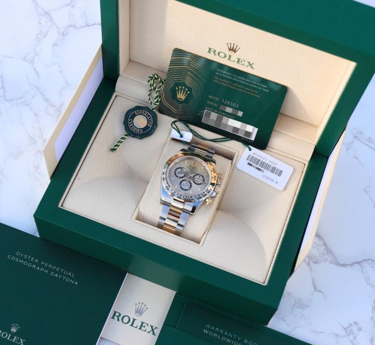 Rolex Daytona Cosmograph Daytona 40 Mm Two Tone Champagne Dial 126503