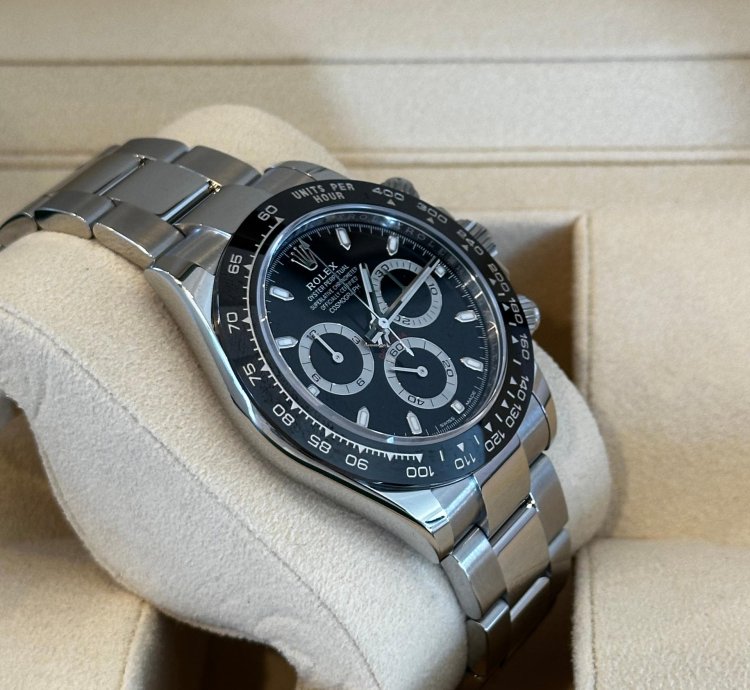 Rolex Daytona Cosmograph Daytona 40mm 116500ln Oystersteel Black Dial Unworn Complete 2023