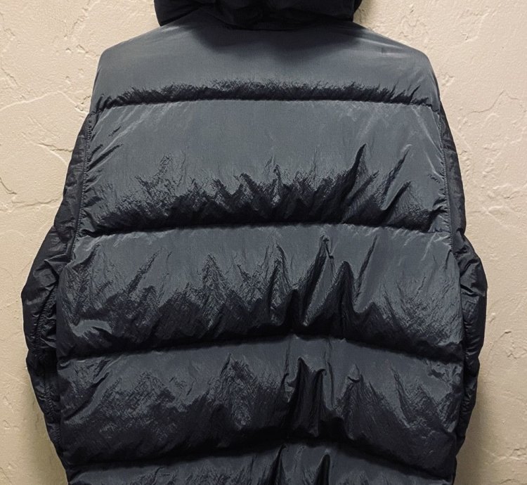 Stone Island Nylon Badge Logo Down Jacket Size Small