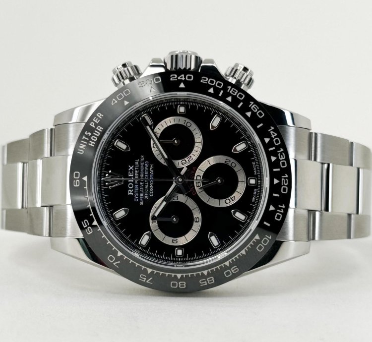 Rolex Daytona Cosmograph Daytona 40mm Black Ceramic Bezel Stainless Steel Black Dial 116500ln