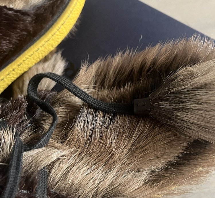 Prada Fw17 Tassled Fur Chukka Boots