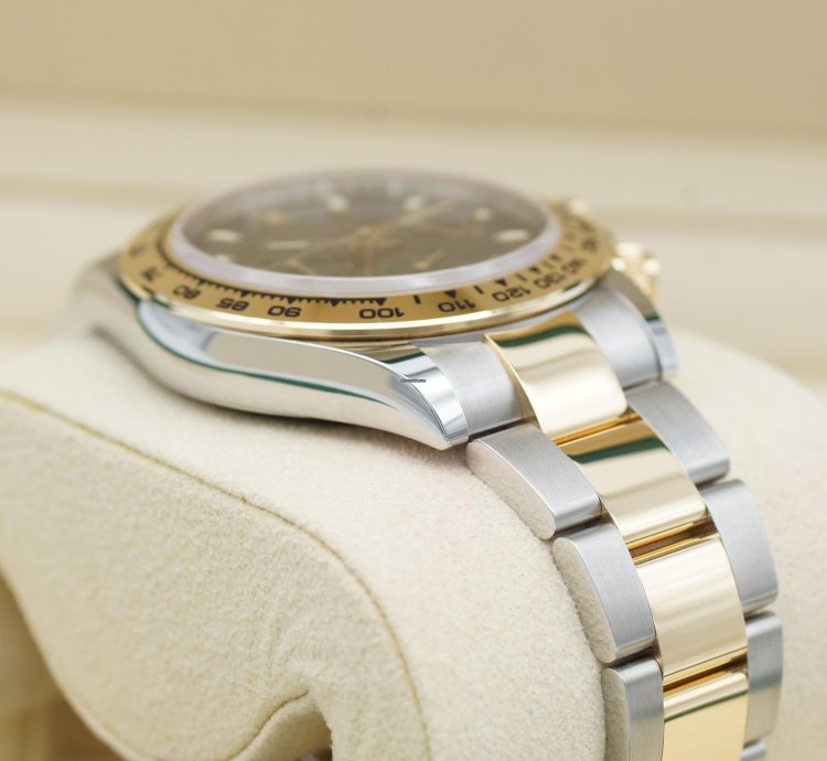 Rolex Daytona Cosmograph Daytona Schwarz 116503 Gelbgold Full-set 2021 Ungetragen De
