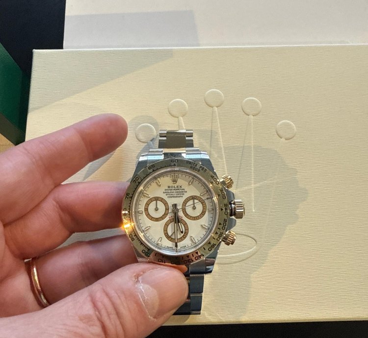 Rolex Daytona Full Set 2024 With Still Lrotection At The Back Never Worn