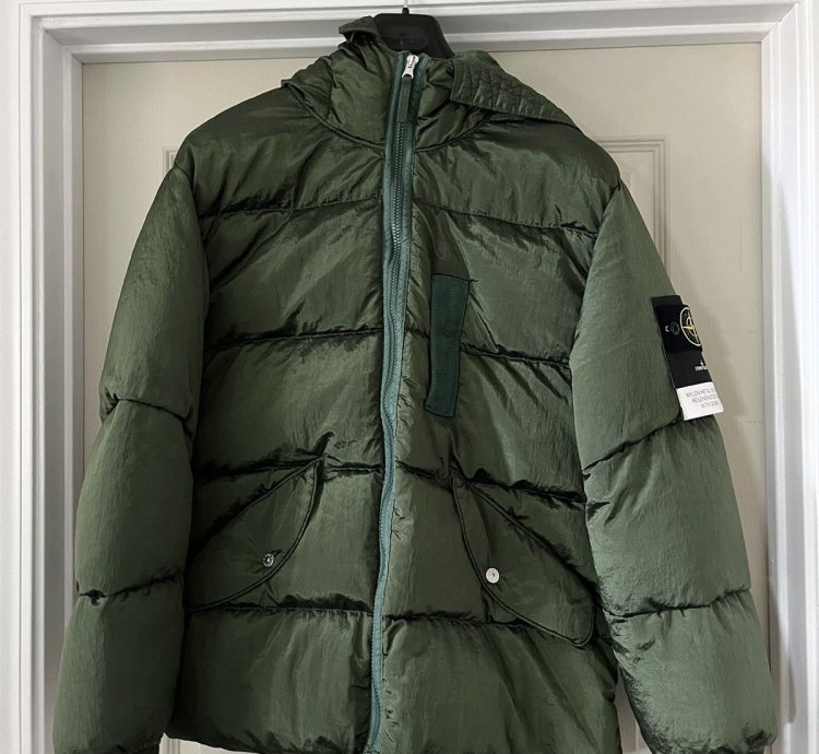 Stone Island Nylon Metal Garment Dye Puffer