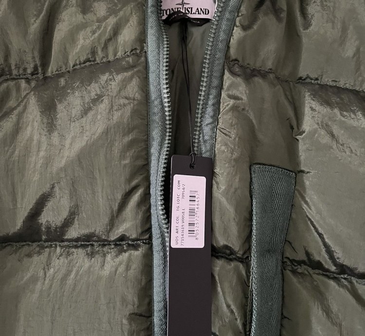 Stone Island Nylon Metal Garment Dye Puffer