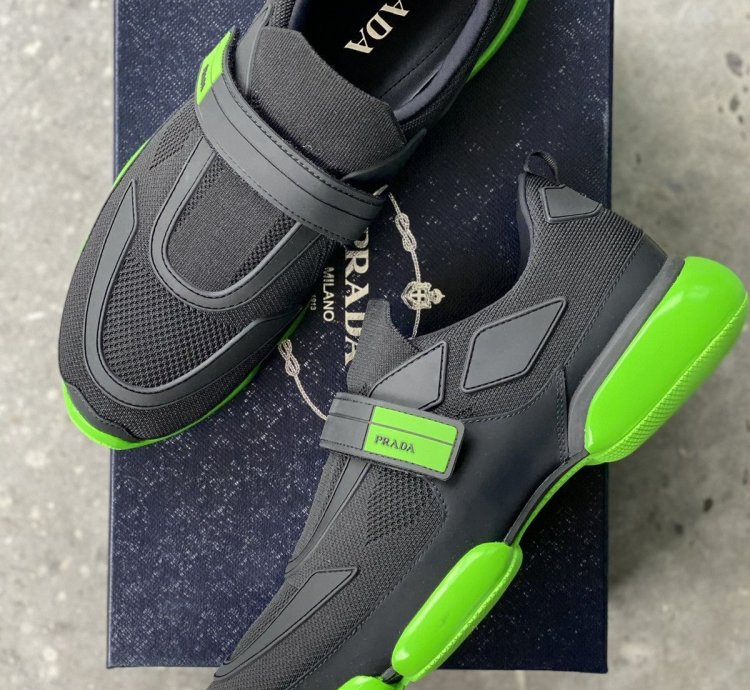 Prada Knit Cloudbust Sneakers