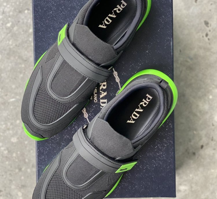 Prada Knit Cloudbust Sneakers