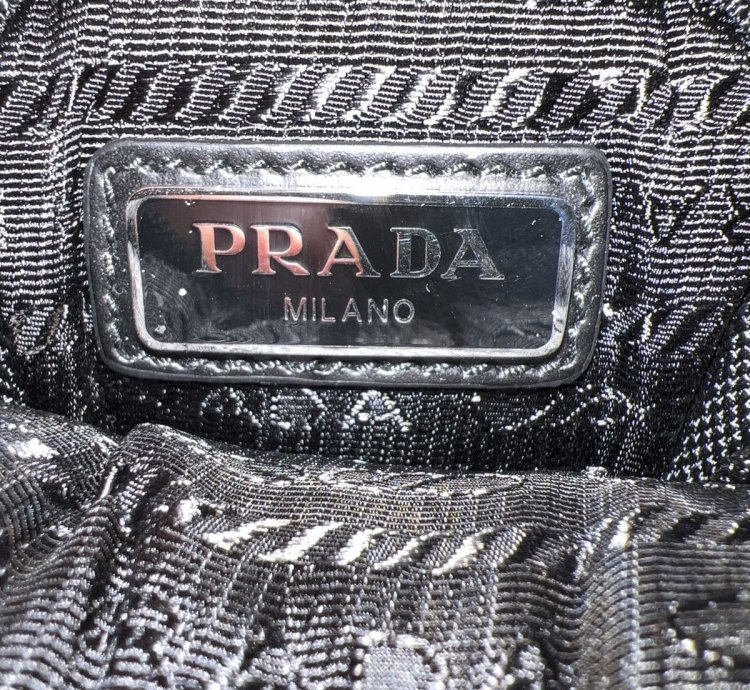 Prada Leather And Nylon Platform Combat Boots With Pouches