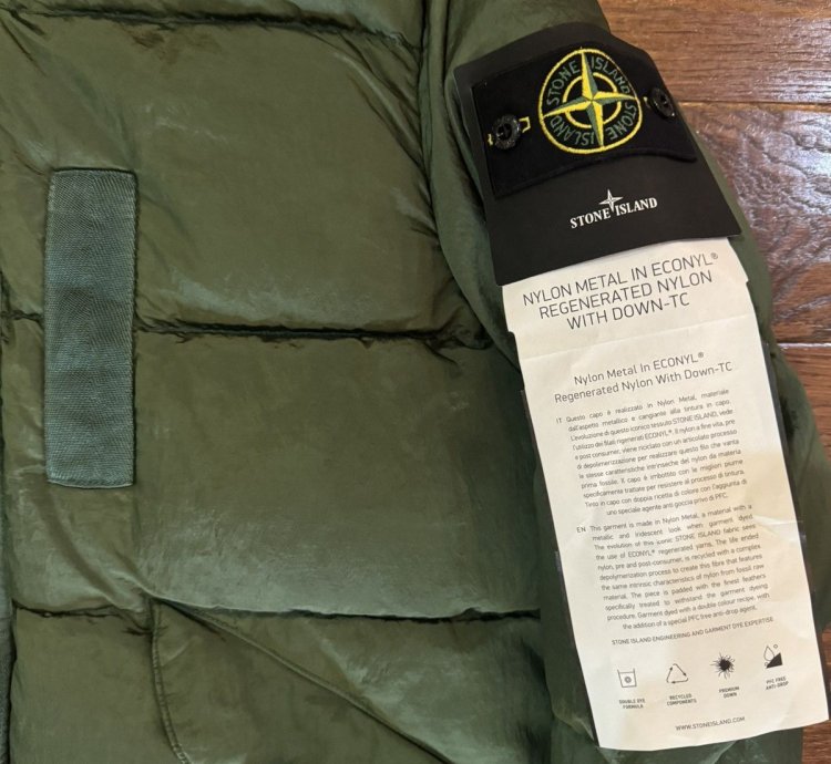Stone Island Nylon Metal Regenerated With Down-tc