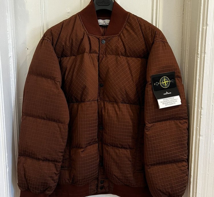Stone Island Nylon Metal Rip Stop Down Bomber