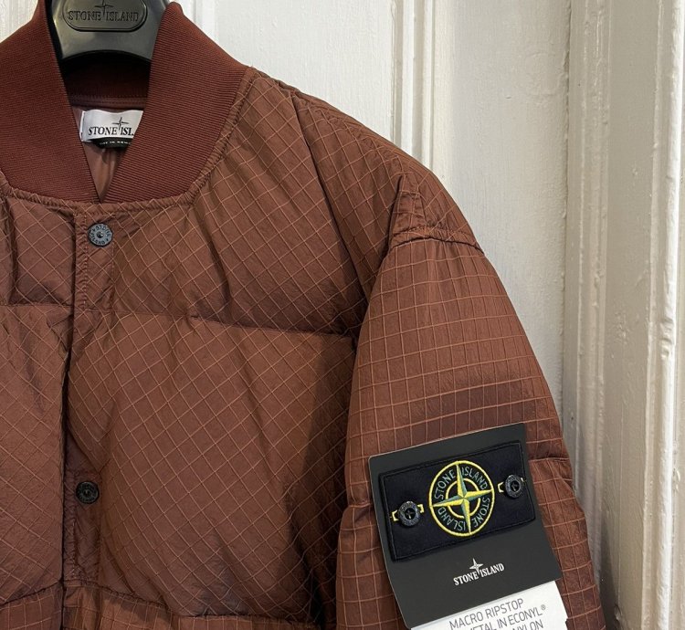 Stone Island Nylon Metal Rip Stop Down Bomber