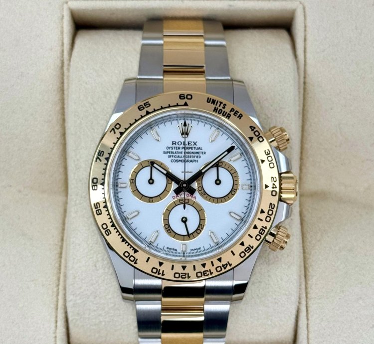 Rolex Daytona New 2025 Rolex Daytona 40mm 126503 Two-tone White Dial