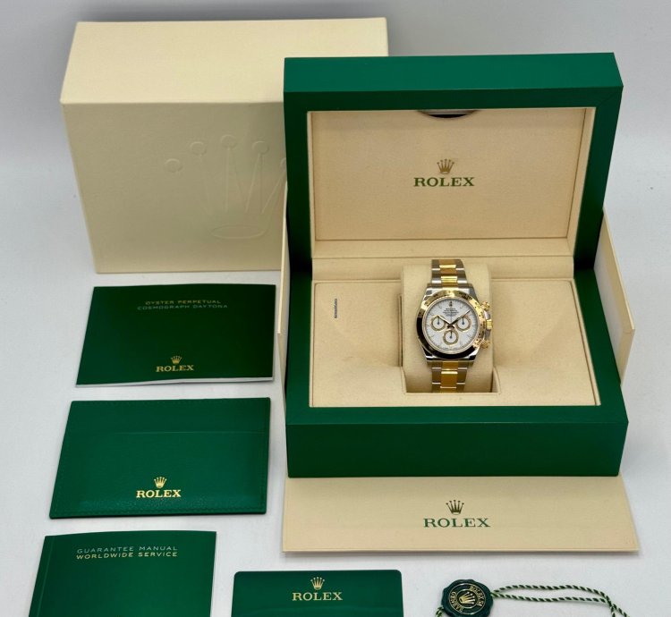 Rolex Daytona New 2025 Rolex Daytona 40mm 126503 Two-tone White Dial