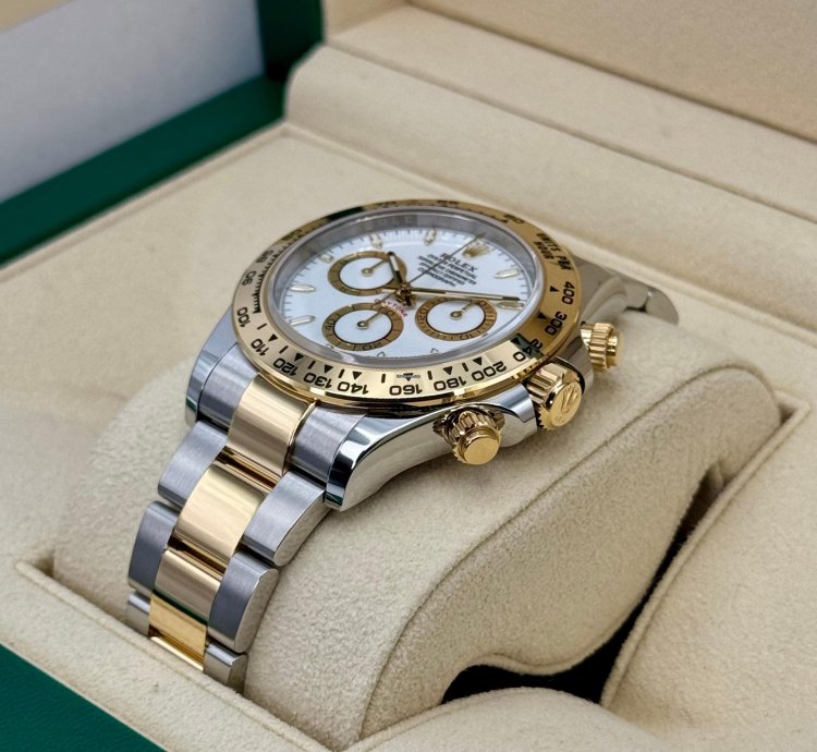 Rolex Daytona New 2025 Rolex Daytona 40mm 126503 Two-tone White Dial
