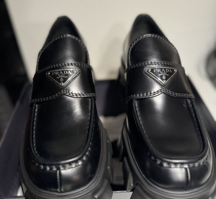 Prada Leather Loafers - Brand New Size Us Mens 9