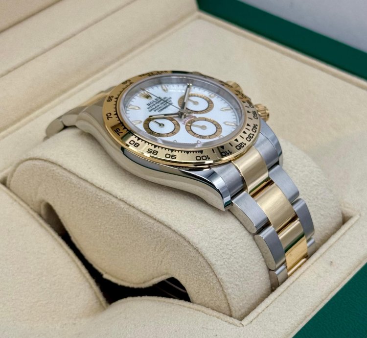 Rolex Daytona New 2025 Rolex Daytona 40mm 126503 Two-tone White Dial