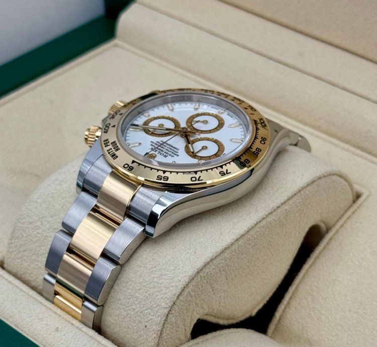 Rolex Daytona New 2025 Rolex Daytona 40mm 126503 Two-tone White Dial