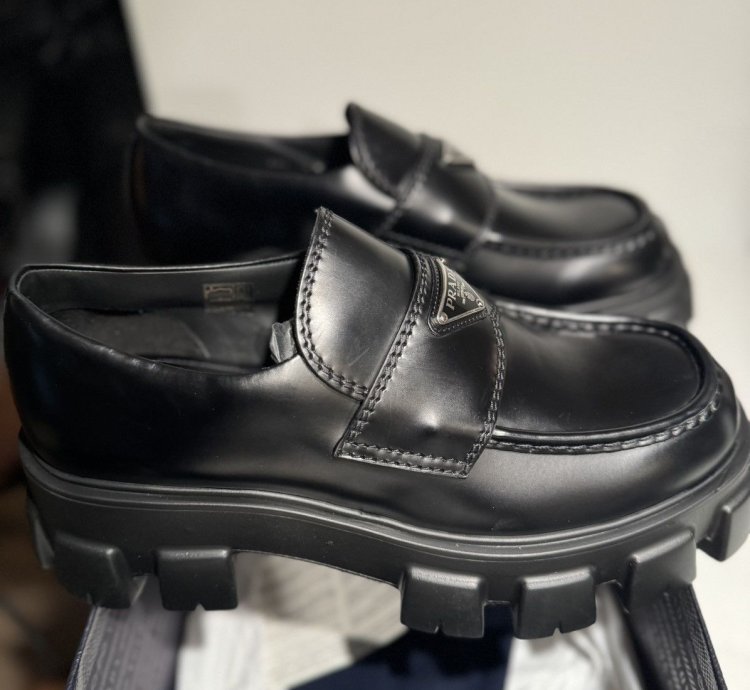Prada Leather Loafers - Brand New Size Us Mens 9