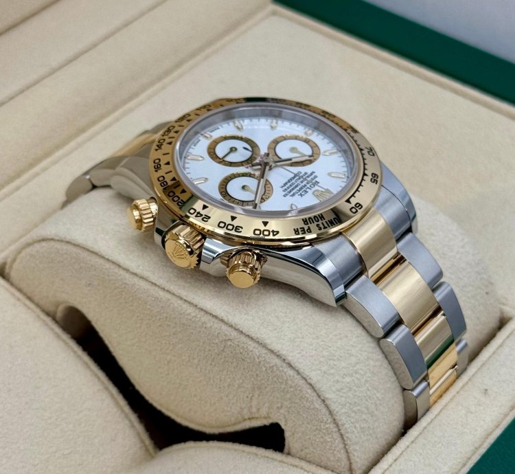 Rolex Daytona New 2025 Rolex Daytona 40mm 126503 Two-tone White Dial