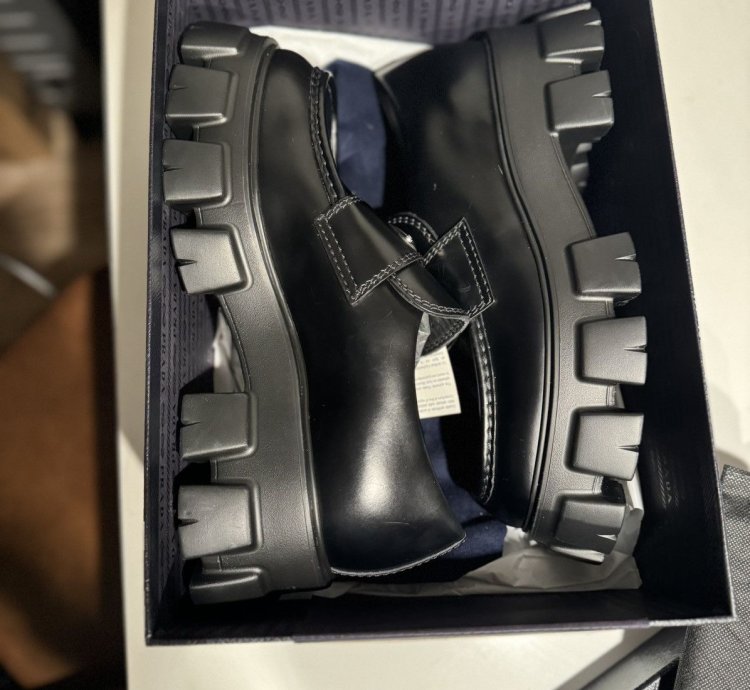 Prada Leather Loafers - Brand New Size Us Mens 9