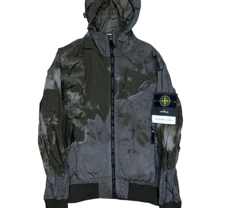 Stone Island Nylon Metal Watro Zip Hooded Jacket
