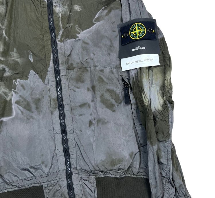 Stone Island Nylon Metal Watro Zip Hooded Jacket