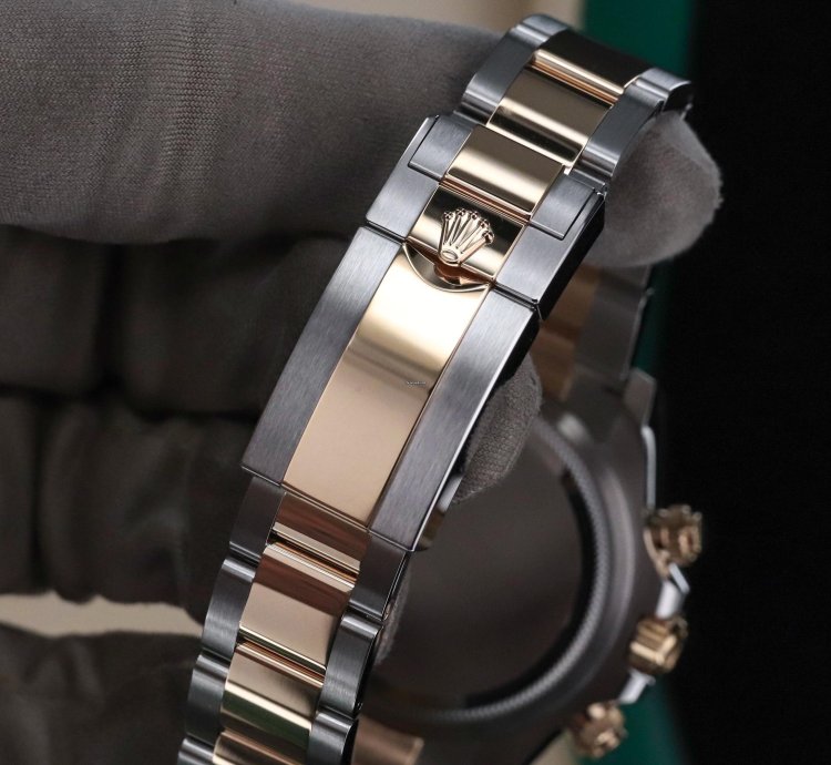 Rolex Daytona New Complete Two Tone White Dial 40mm Yellow Gold Oyster 126503 Cosmograph