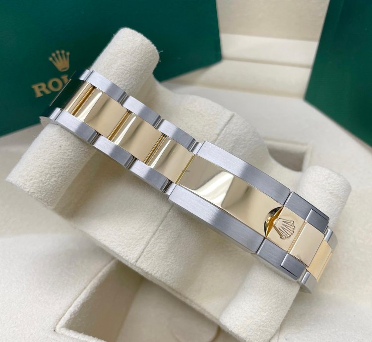 Rolex Daytona New Daytona 116503 Black Index Dial Two Tone Yellow Gold Stainless Steel