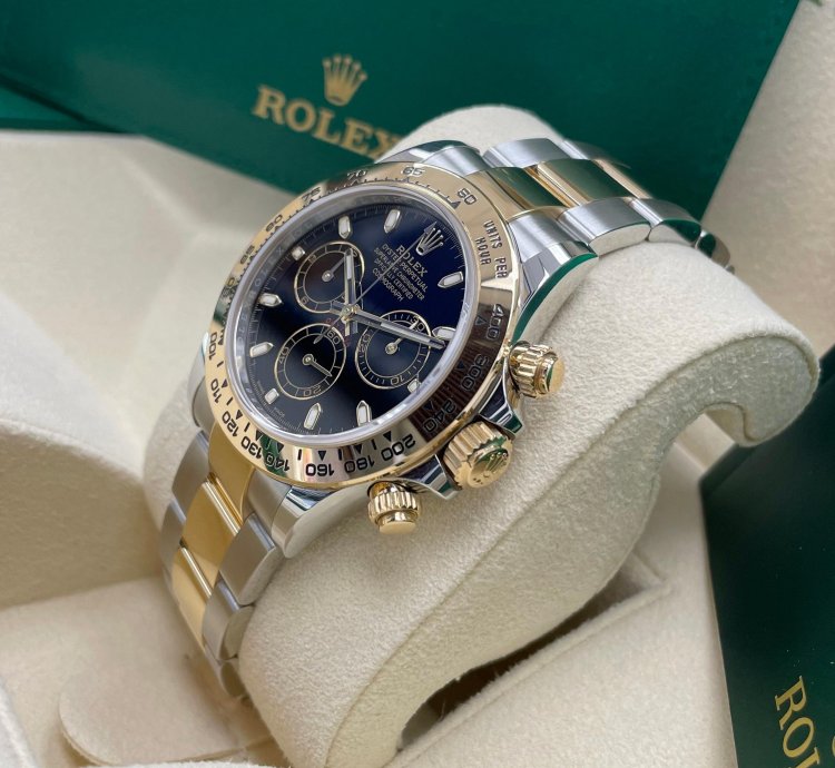 Rolex Daytona New Daytona 116503 Black Index Dial Two Tone Yellow Gold Stainless Steel