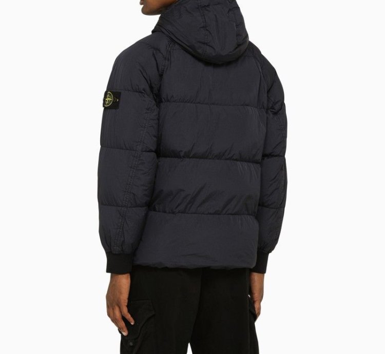 Stone Island Nylon Navy Down Jacket