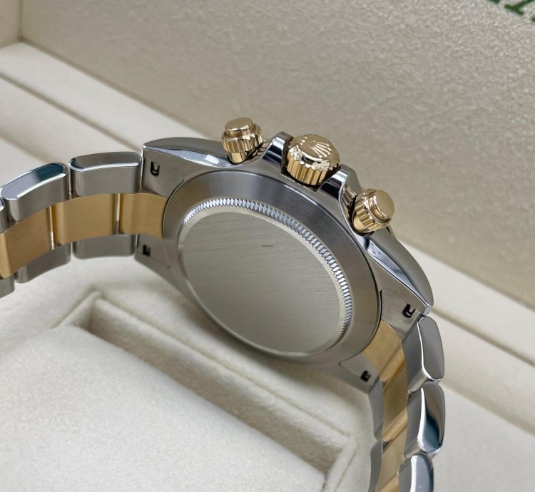 Rolex Daytona New Daytona 116503 Black Index Dial Two Tone Yellow Gold Stainless Steel
