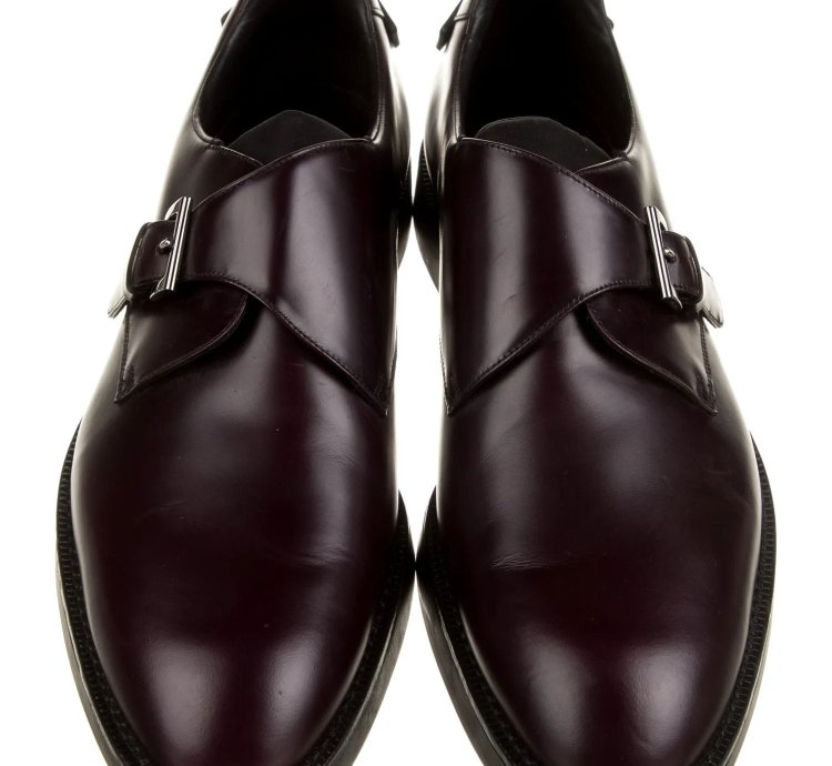 Prada Leather Monk Strap