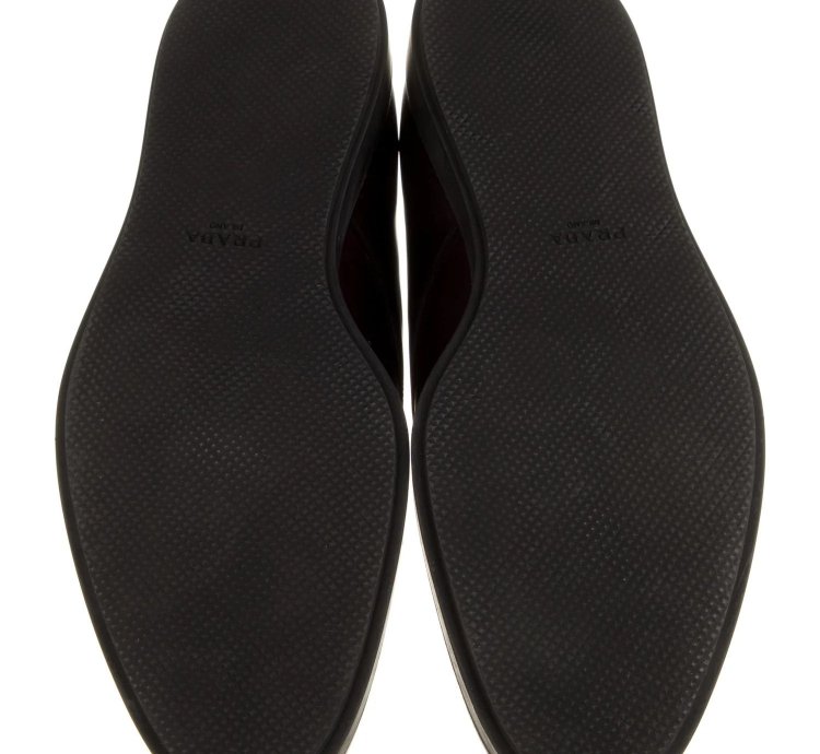 Prada Leather Monk Strap