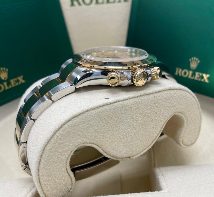 Rolex Daytona New Daytona 116503 Champagne Index Dial Two Tone Yellow Gold Stainless Steel