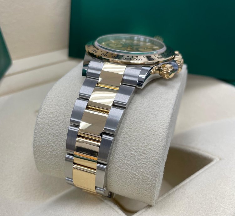 Rolex Daytona New Daytona 116503 Champagne Index Dial Two Tone Yellow Gold Stainless Steel