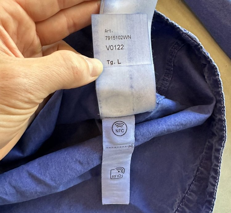 Stone Island Old Effect Over Shirt Blue
