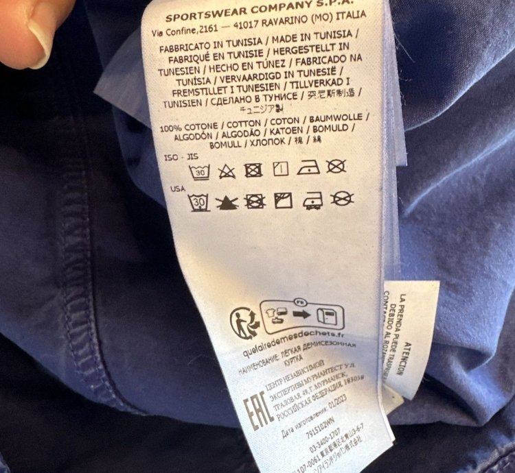 Stone Island Old Effect Over Shirt Blue
