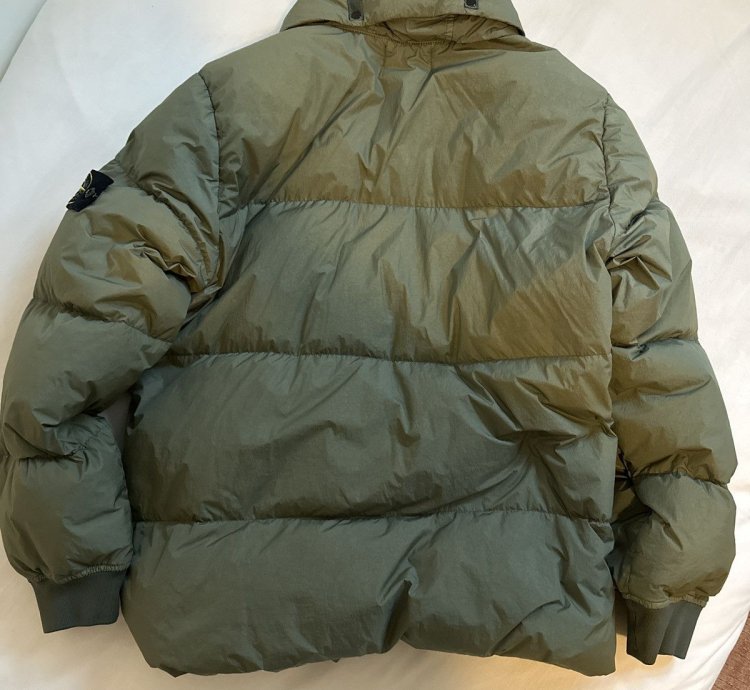 Stone Island Olive Down Jacket